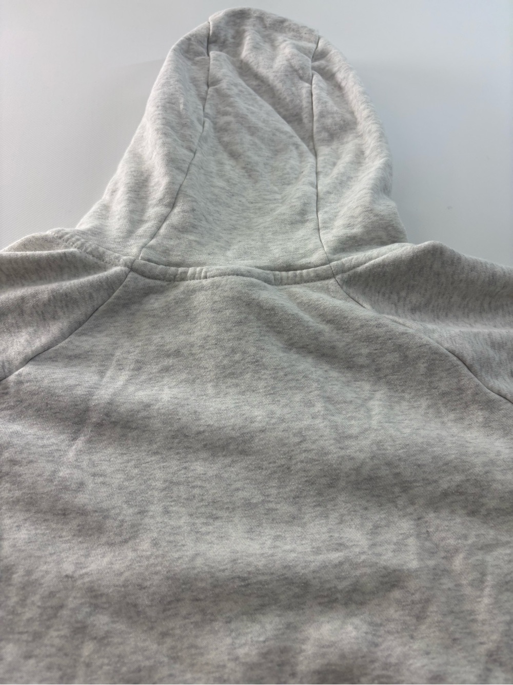 Nike‎ Sportswear Rally Fleece Hoodie Womens Size Medium Light Grey Sweatshirt - Picture 7 of 7